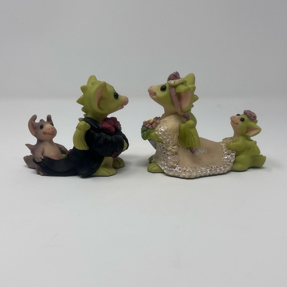NWOB Whimsical World Of Pocket Dragon I’LL BE THE BRIDE & GROOM By Real Musgrave - Picture 2 of 7